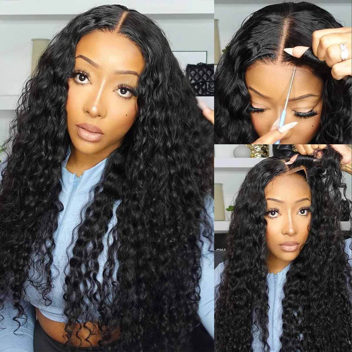 Water Wave Closure Wig (9 x 6)