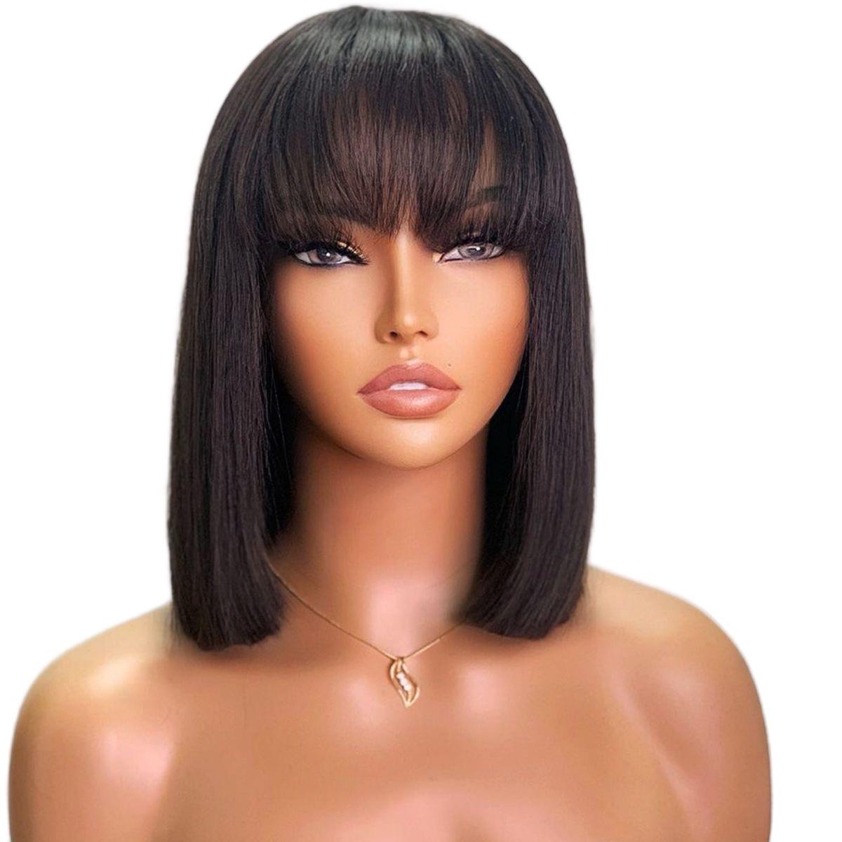 Bob Fringe Wig With Bangs