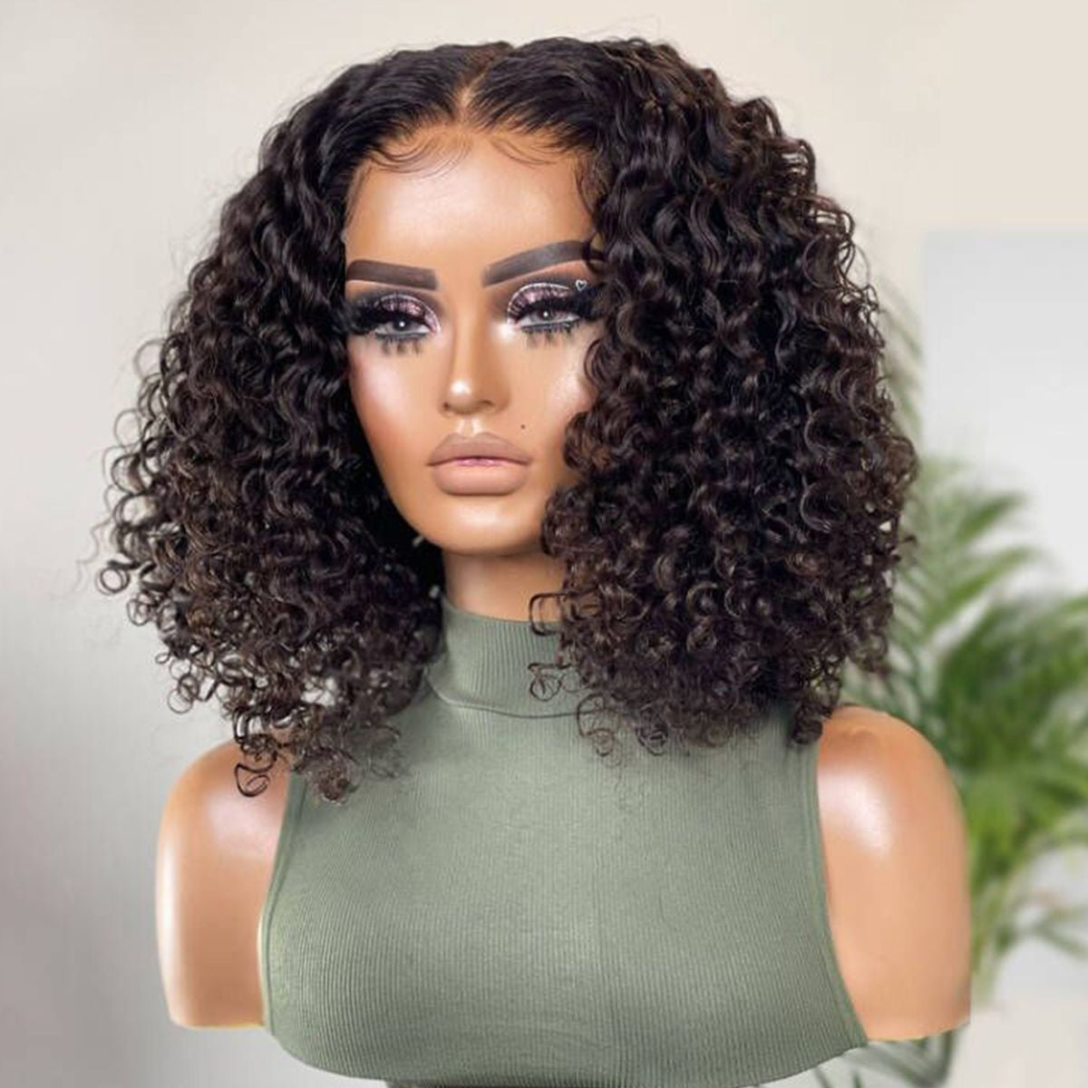 Deep Curly Glueless Lace Wig (6 x 5)