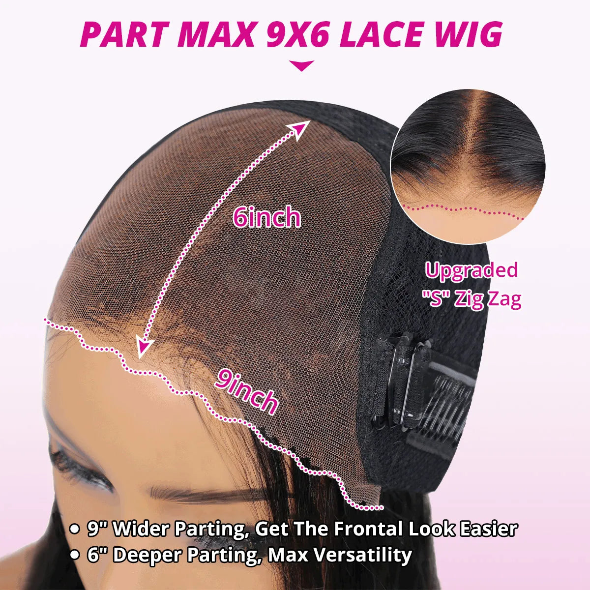 Water Wave Closure Wig (9 x 6)