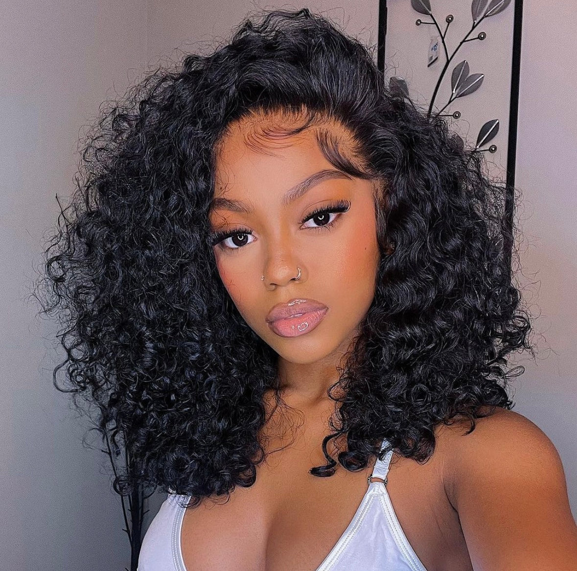 Deep Curly Frontal Lace Wig (13 x 4)