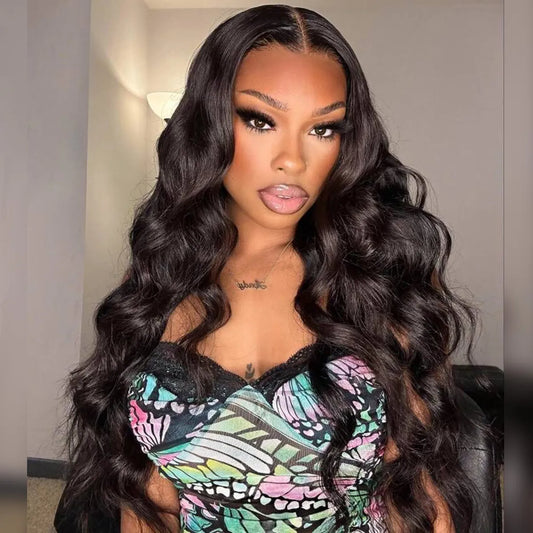 Body Wave Closure Wig (6 x 6) - Pre-cut & Pre-bleached