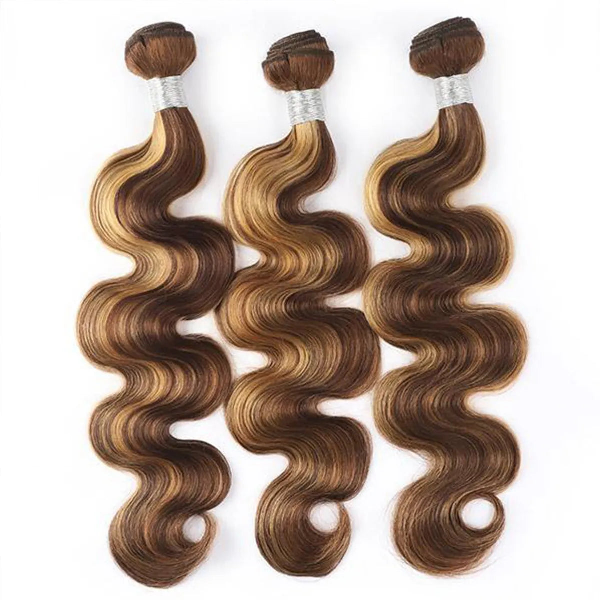 Highlight Honey Blonde Brazilian Body Wave - 3 Bundles