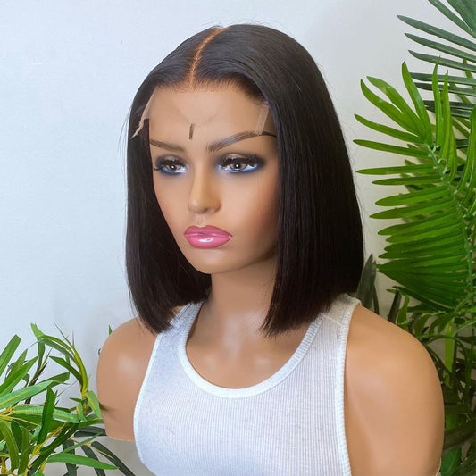 Straight Bob Glueless Wig (4 x 4)